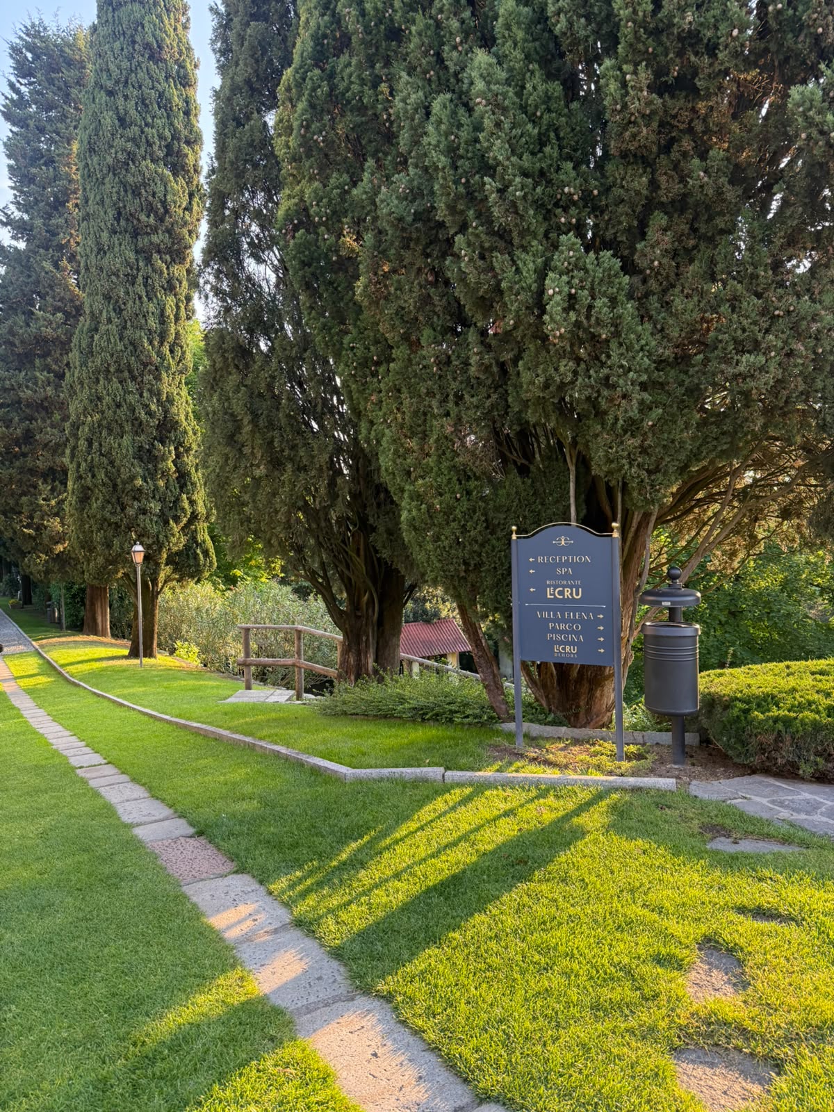 Cypress alley at the castello