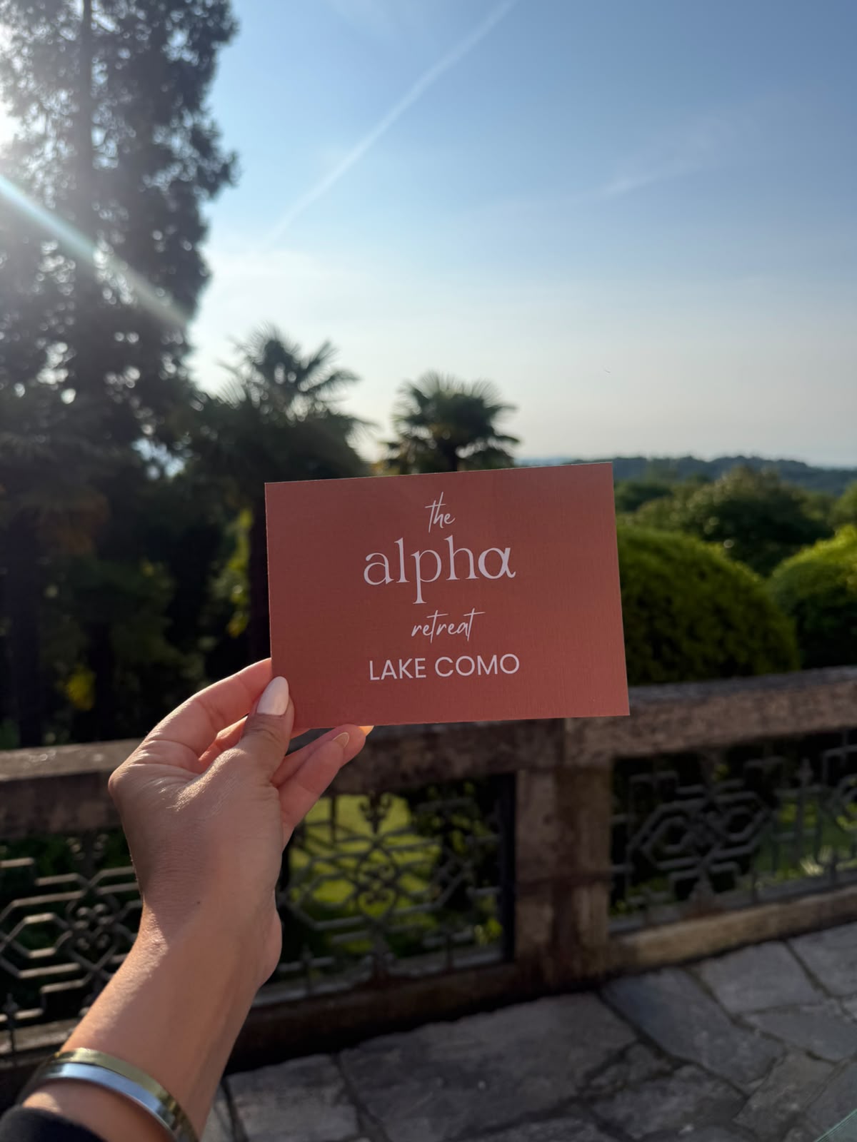 The alpha retreat · Lake Como