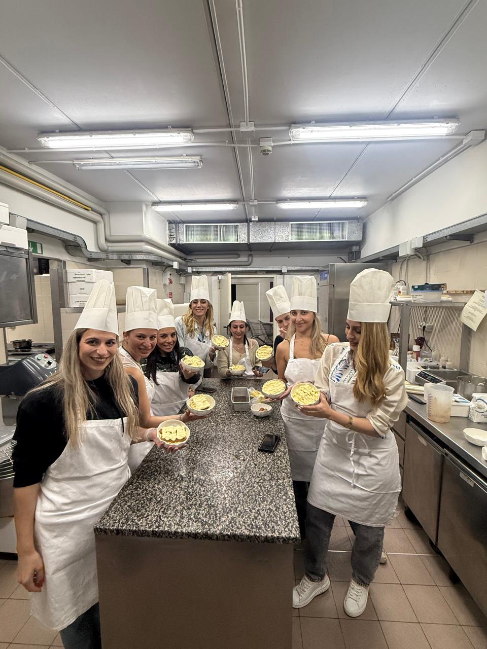 In the kitchen · pasta class