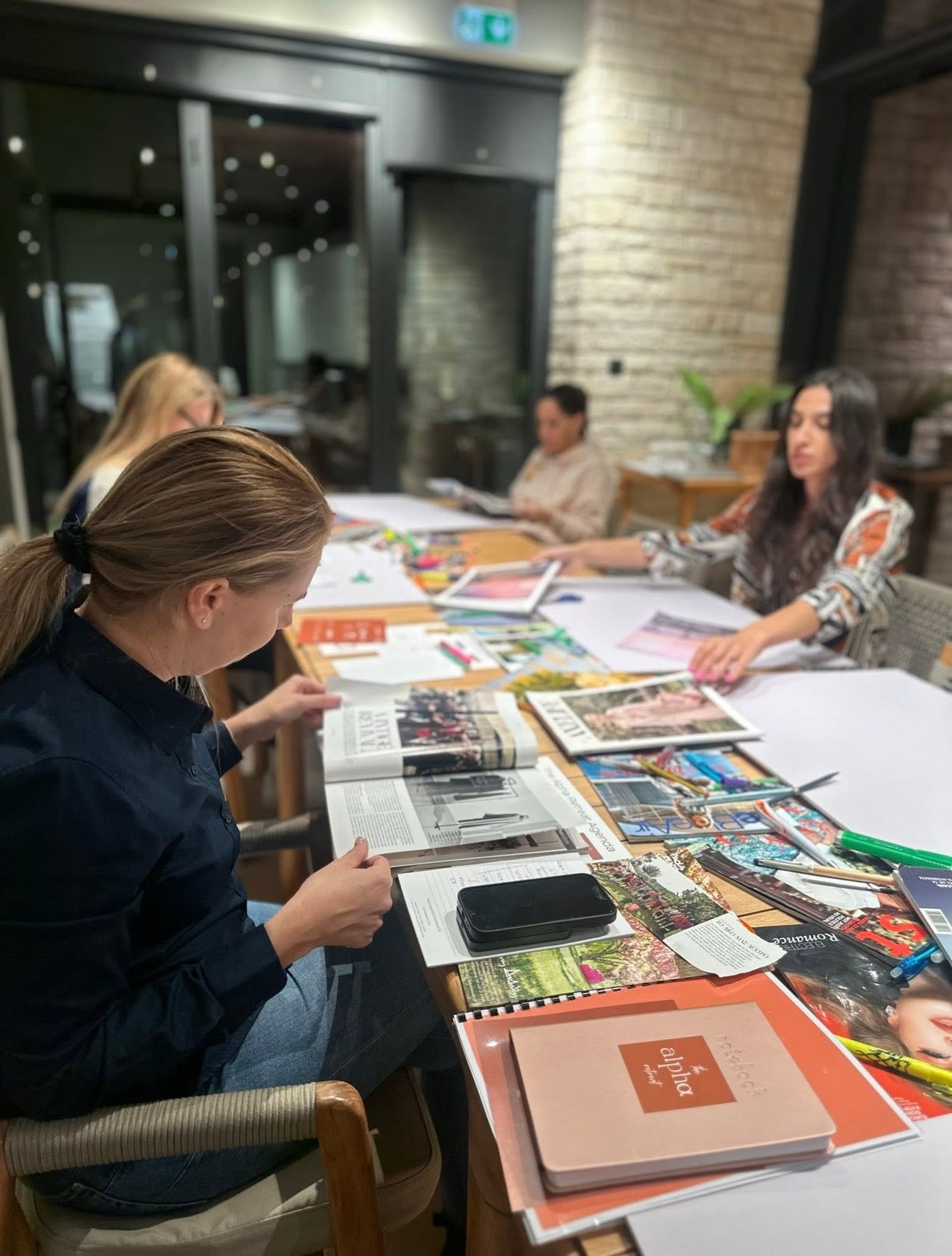 Vision boards in the making