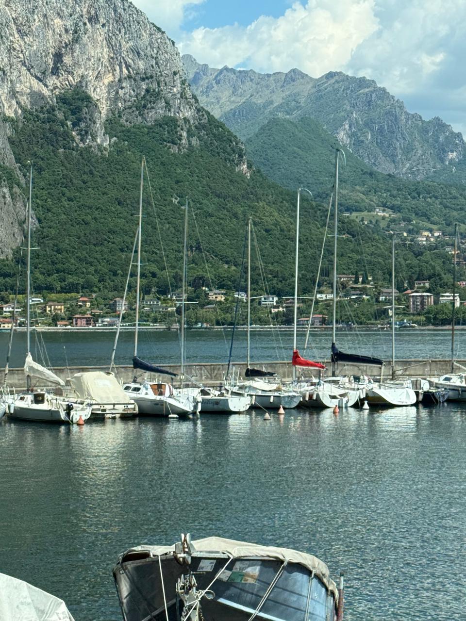The marina at Lecco
